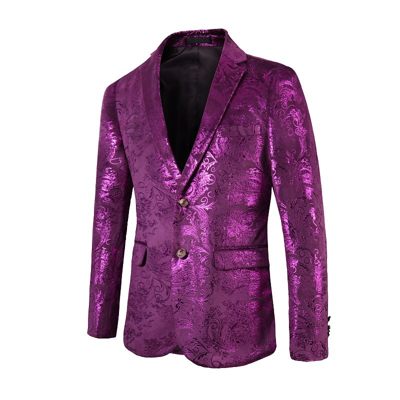 Multicolor Hot Stamping Blazer S8232