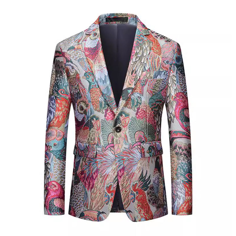 Parrot Tapestry Blazer S8513