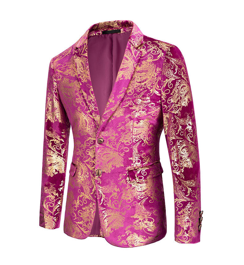 Multicolor Hot Stamping Blazer S8232