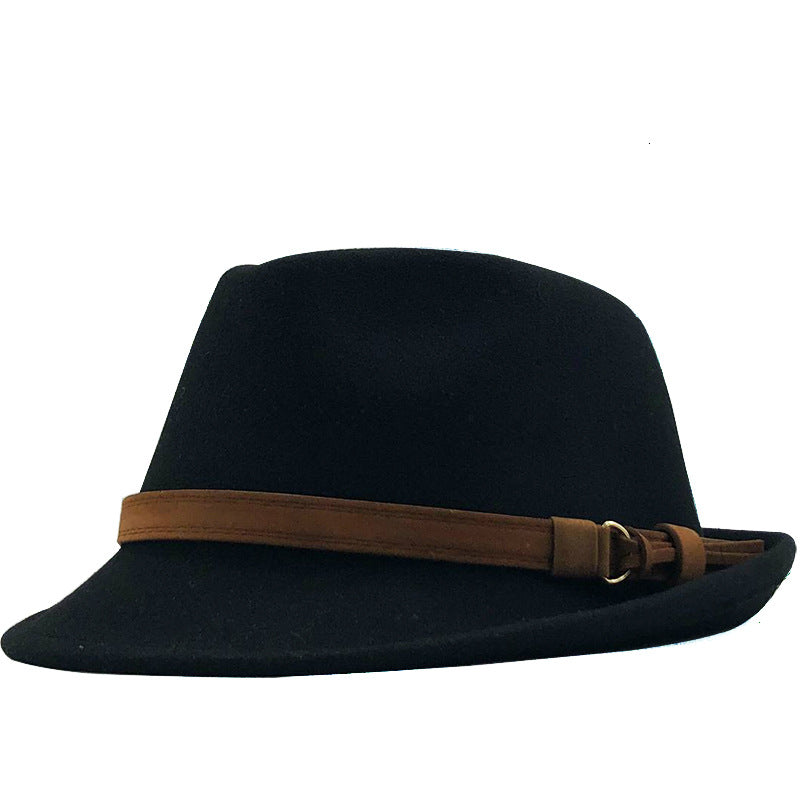 Cappello Fedora da uomo in lana H8032