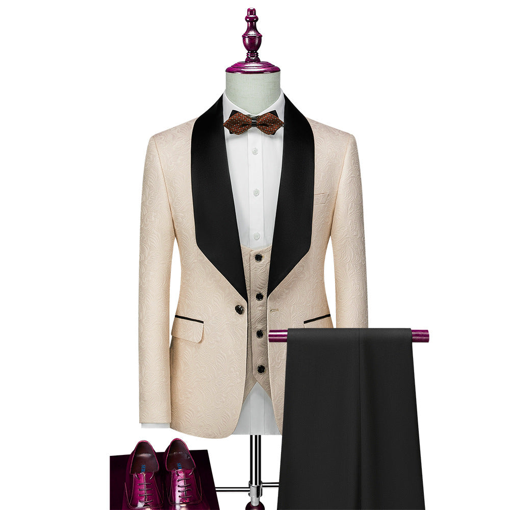 3 Piece Wedding Suit K8149