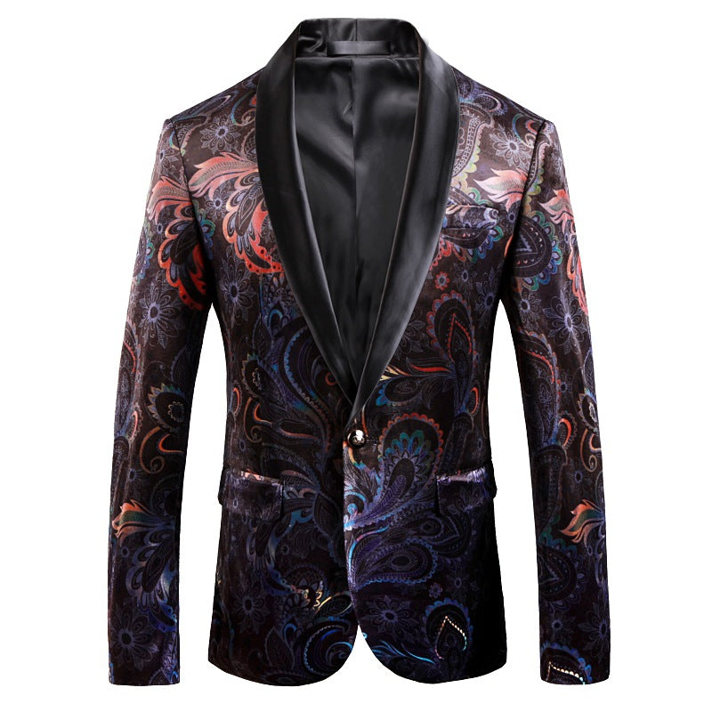 Floral Print Tuxedos S8065