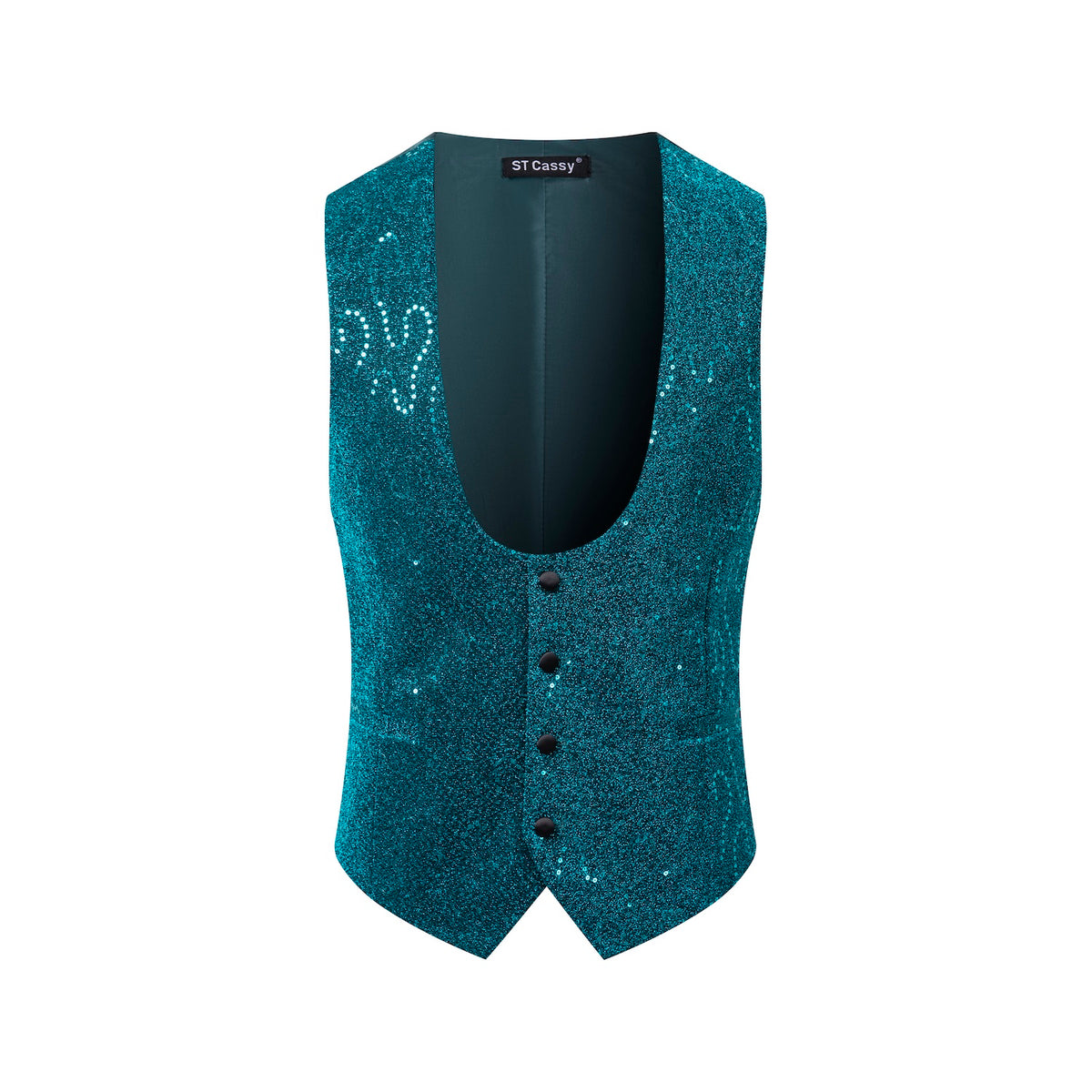 Emerald_Sequin_Glam_Men_Suits_S8644_Wedding_Party_Stage_Outfit