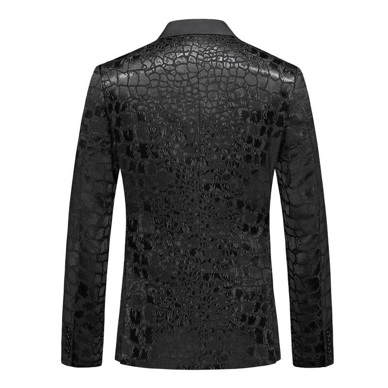 Black_Crocodile_Pattern_Men_Blazer_S8680_Formal_Business_Attire_SUITMINE