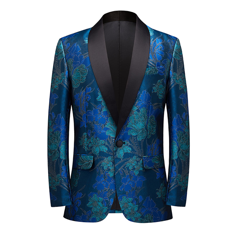 Cobalt Blue Jacquard Tuxedo S8101