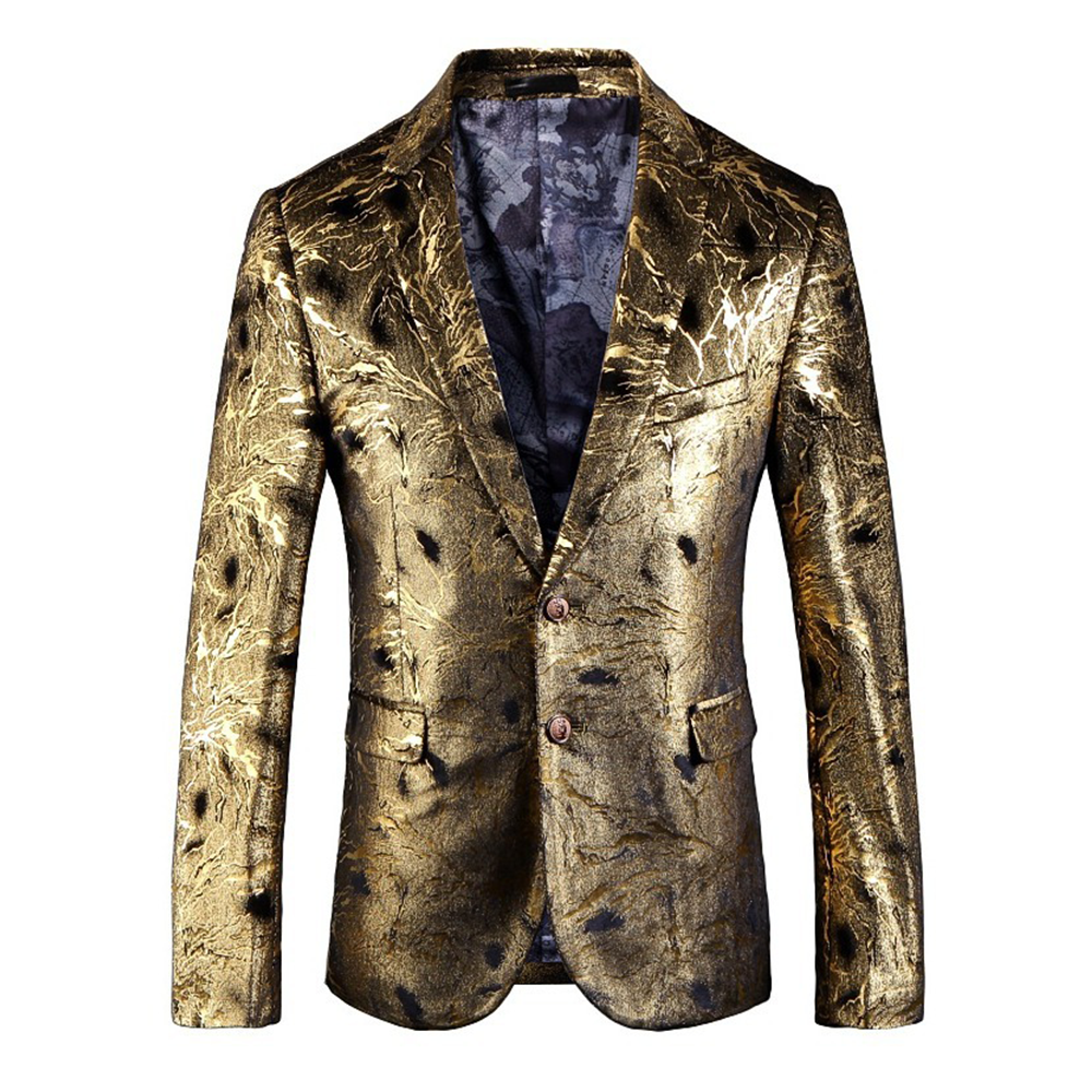 Cracked Mirage Abstract Blazer S8338