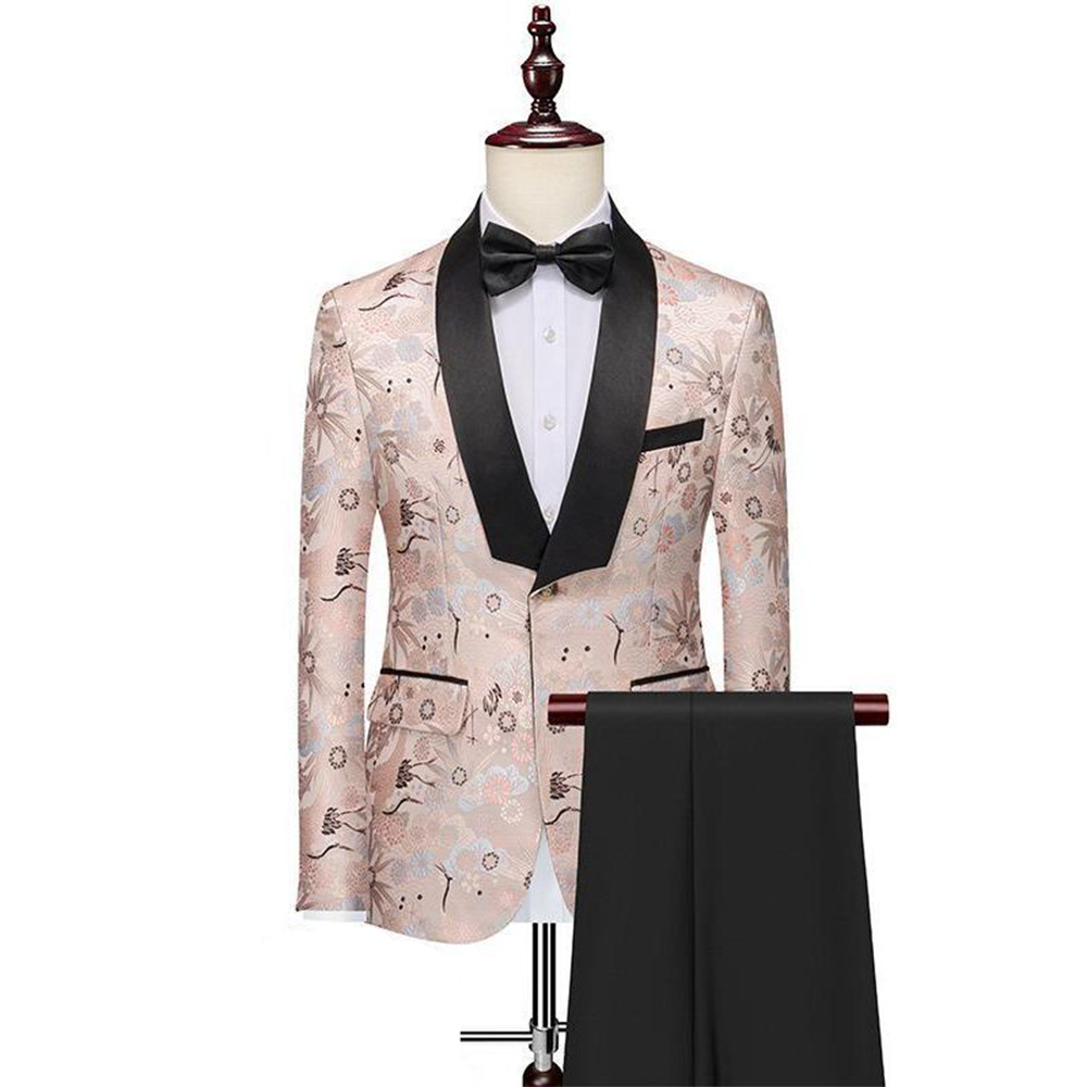 Flesh Pink Suit S8309