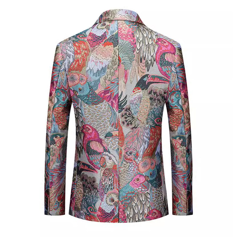 Parrot Tapestry Blazer S8513