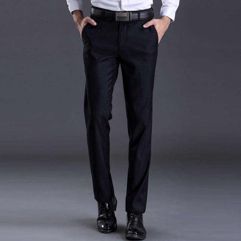 Men's Slim Fit Classic Solid Suit Trousers S8203