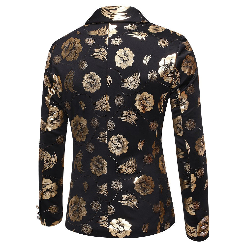 Gold_Foil_Floral_Men_Blazer_S8673_Stylish_Formal_Occasions_SUITMINE