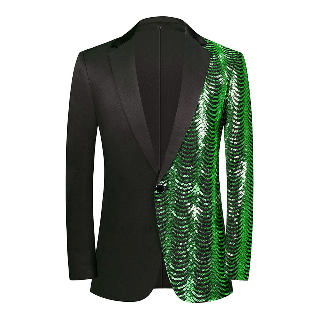 Green Sequins Blazer S8239