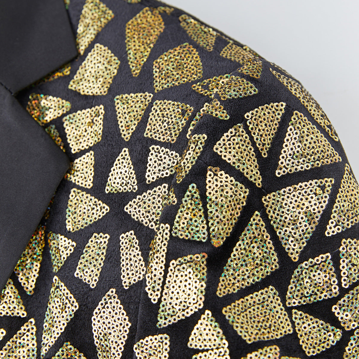 Triangular Sequins Tuxedo S8500