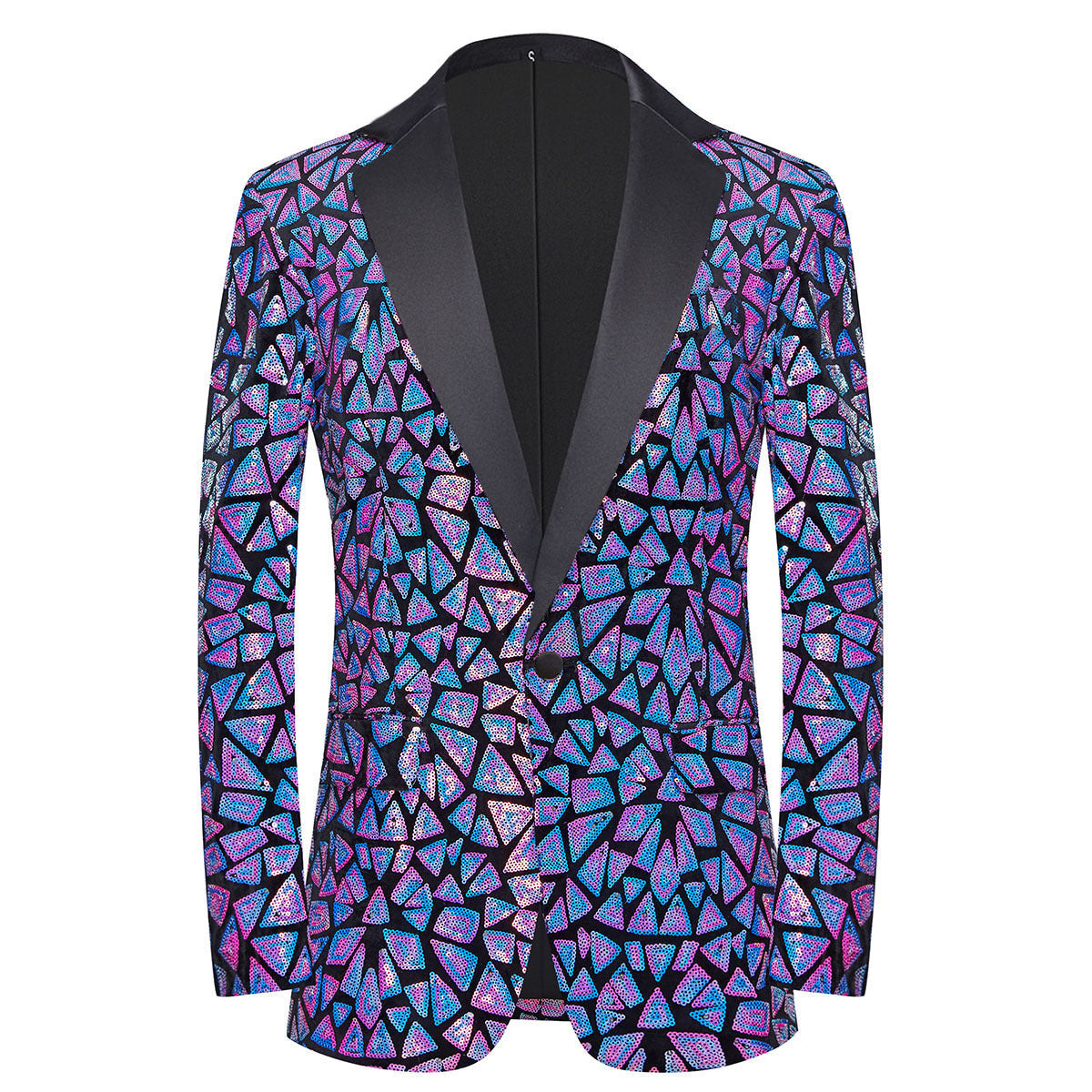 Triangular Sequins Tuxedo S8500