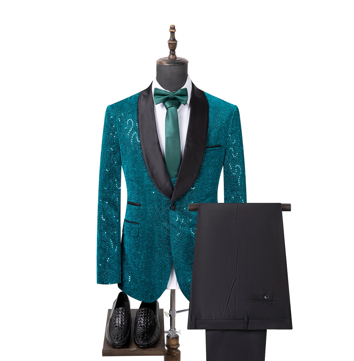 Emerald_Sequin_Glam_Men_Suits_S8644_Wedding_Party_Stage_Outfit