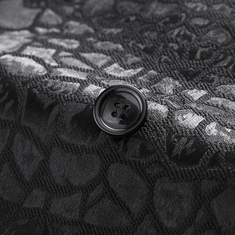 Black_Crocodile_Pattern_Men_Blazer_S8682_Formal_Business_Attire_SUITMINE