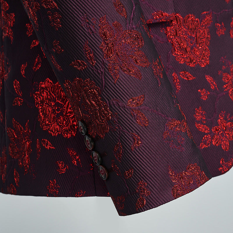 Burgundy_Floral_Men_Suits_S8681_Elegant_Wedding_Formal_Event_Attire