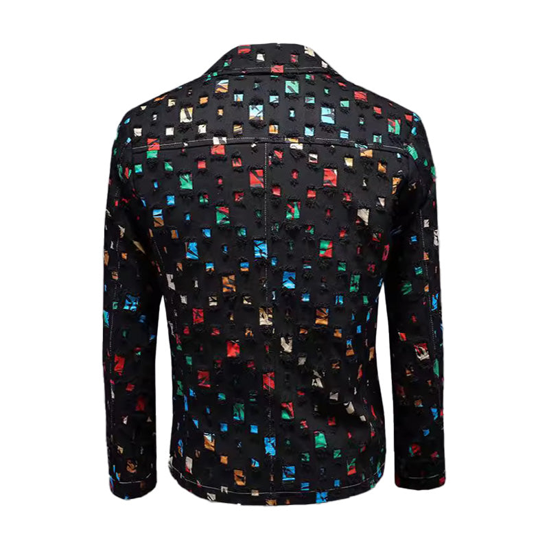 Starlight Mosaic Print Blazer S8506