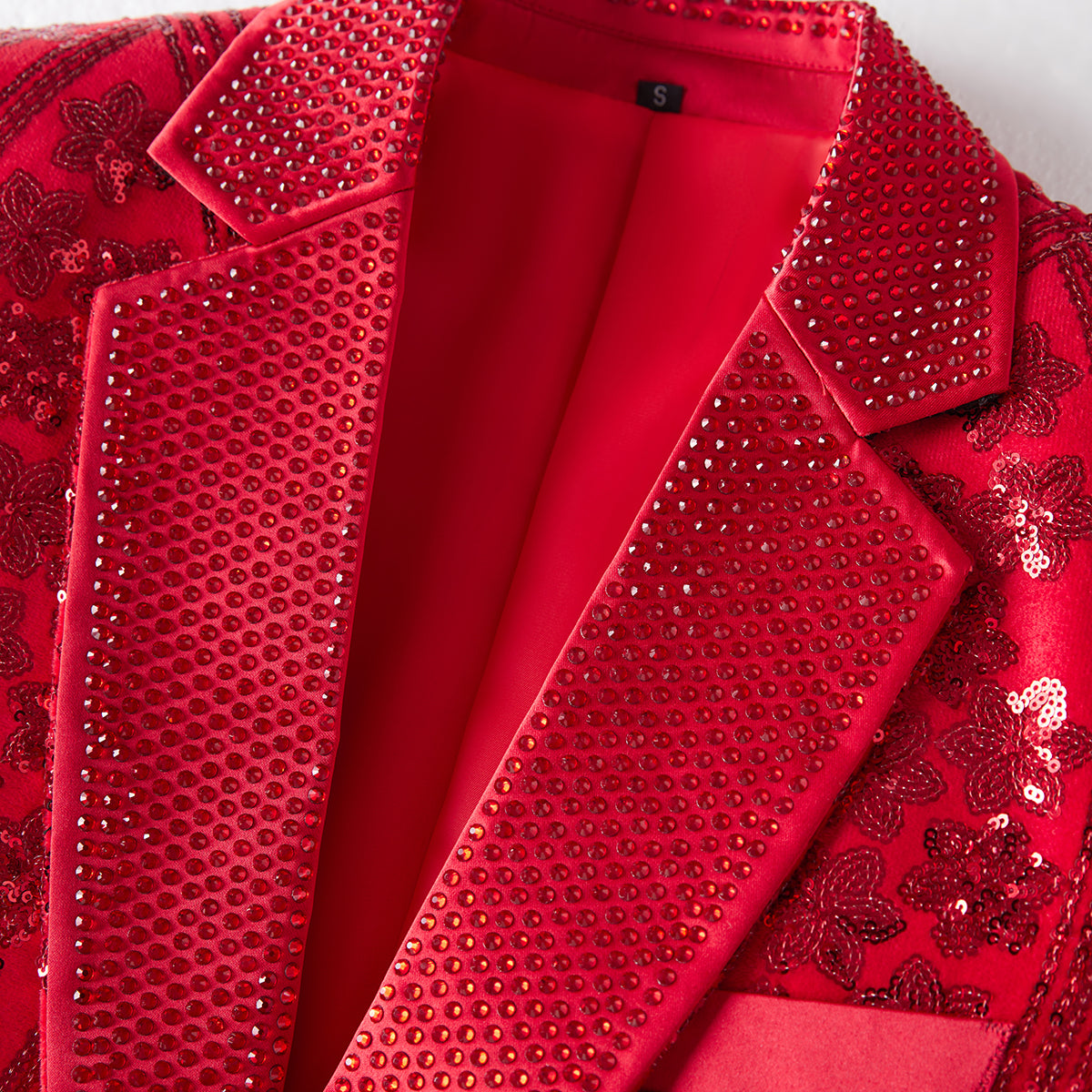 Red_Sequin_Floral_Men_Blazer_S8657_Party_Event_Attire_SUITMINE