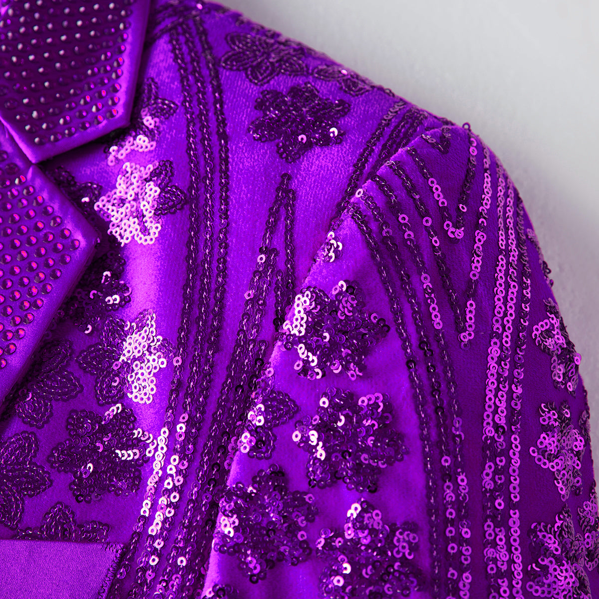 Purple_Floral_Sequin_Men_Blazer_S8662_Party_Stage_Fashion_SUITMINE