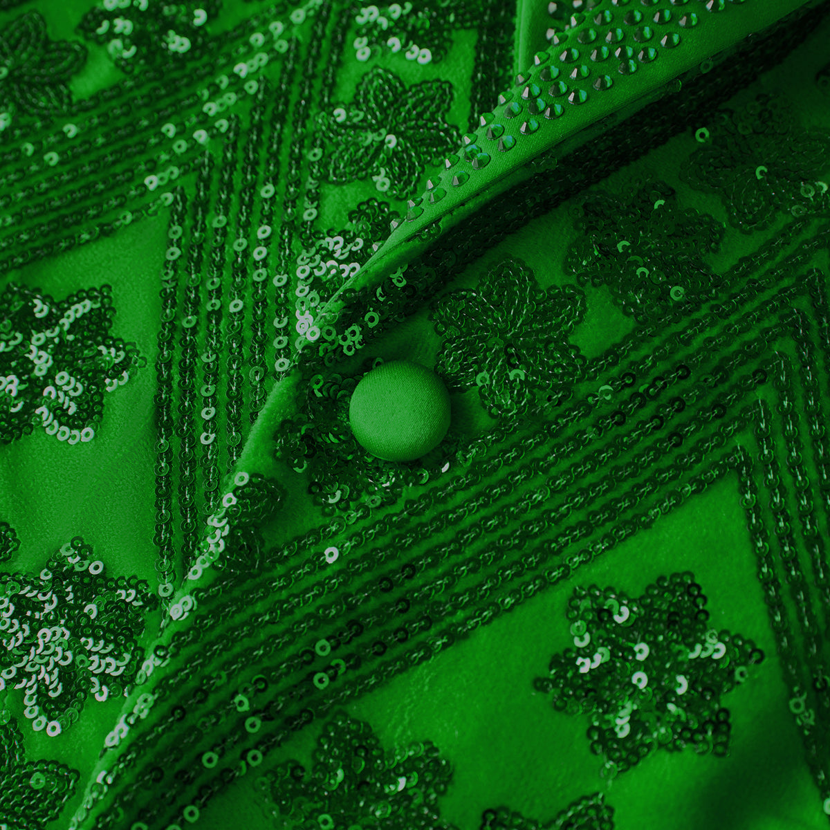 Green_Sequin_Pattern_Men_Blazer_S8660_Party_Evening_Wear