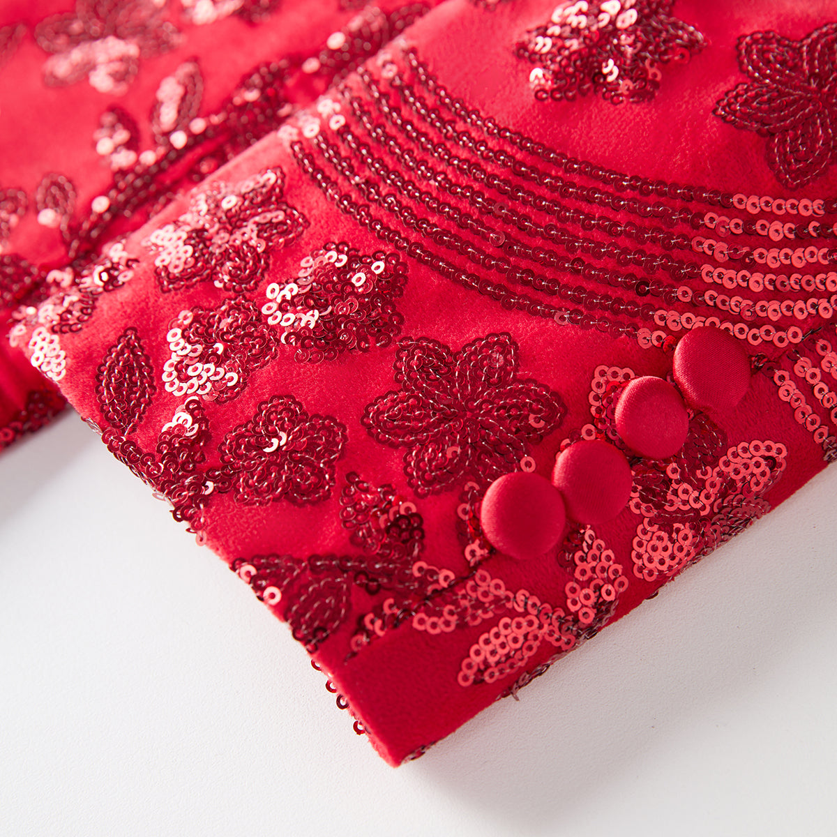 Red_Sequin_Floral_Men_Blazer_S8657_Party_Event_Attire_SUITMINE
