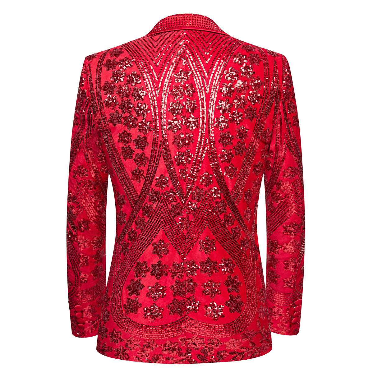 Red_Sequin_Floral_Men_Blazer_S8657_Party_Event_Attire_SUITMINE