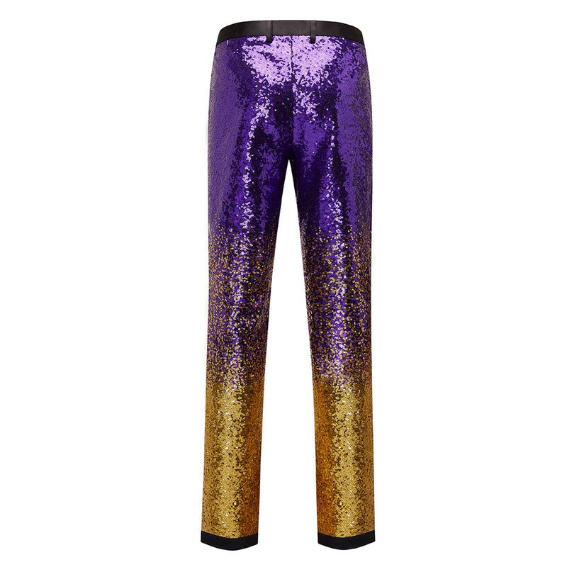 Multicolor Sequins Trousers S8050