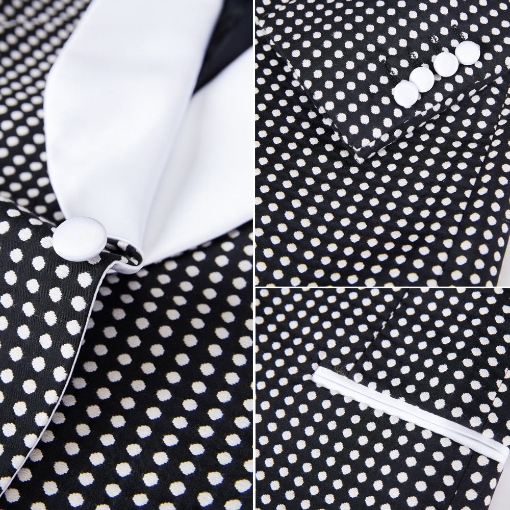 Black Dots Suit M8013