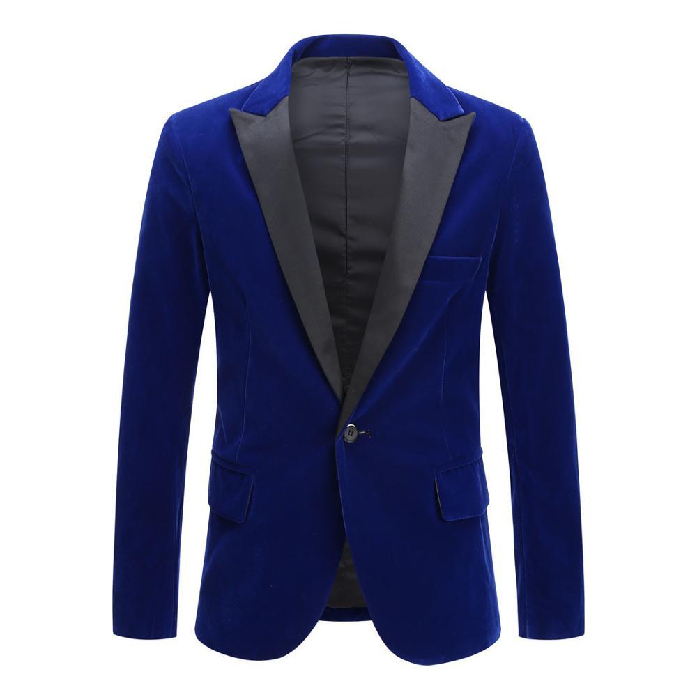 Blue Velvet Blazer S8028