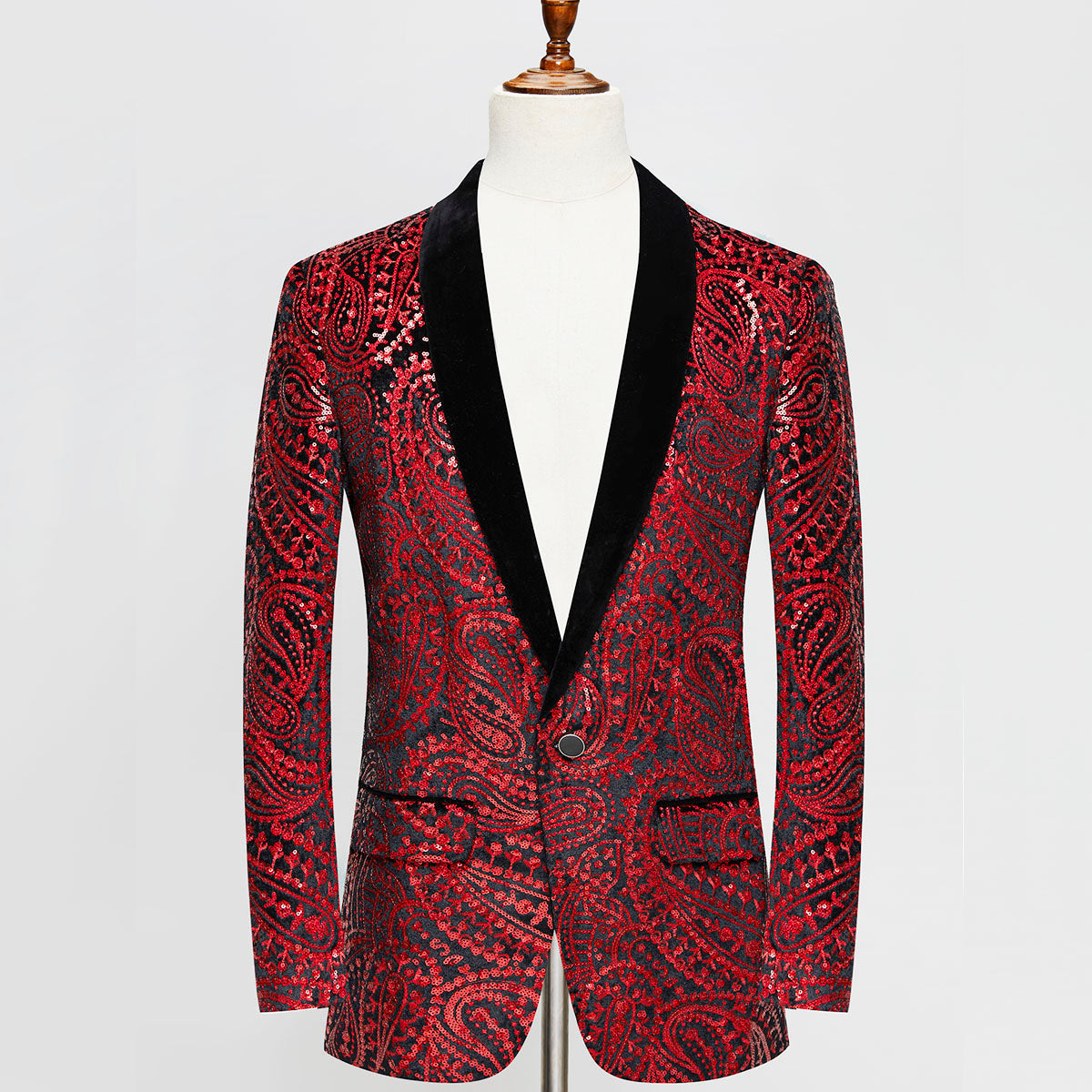 Mystery Pattern Sequins Blazer S8193