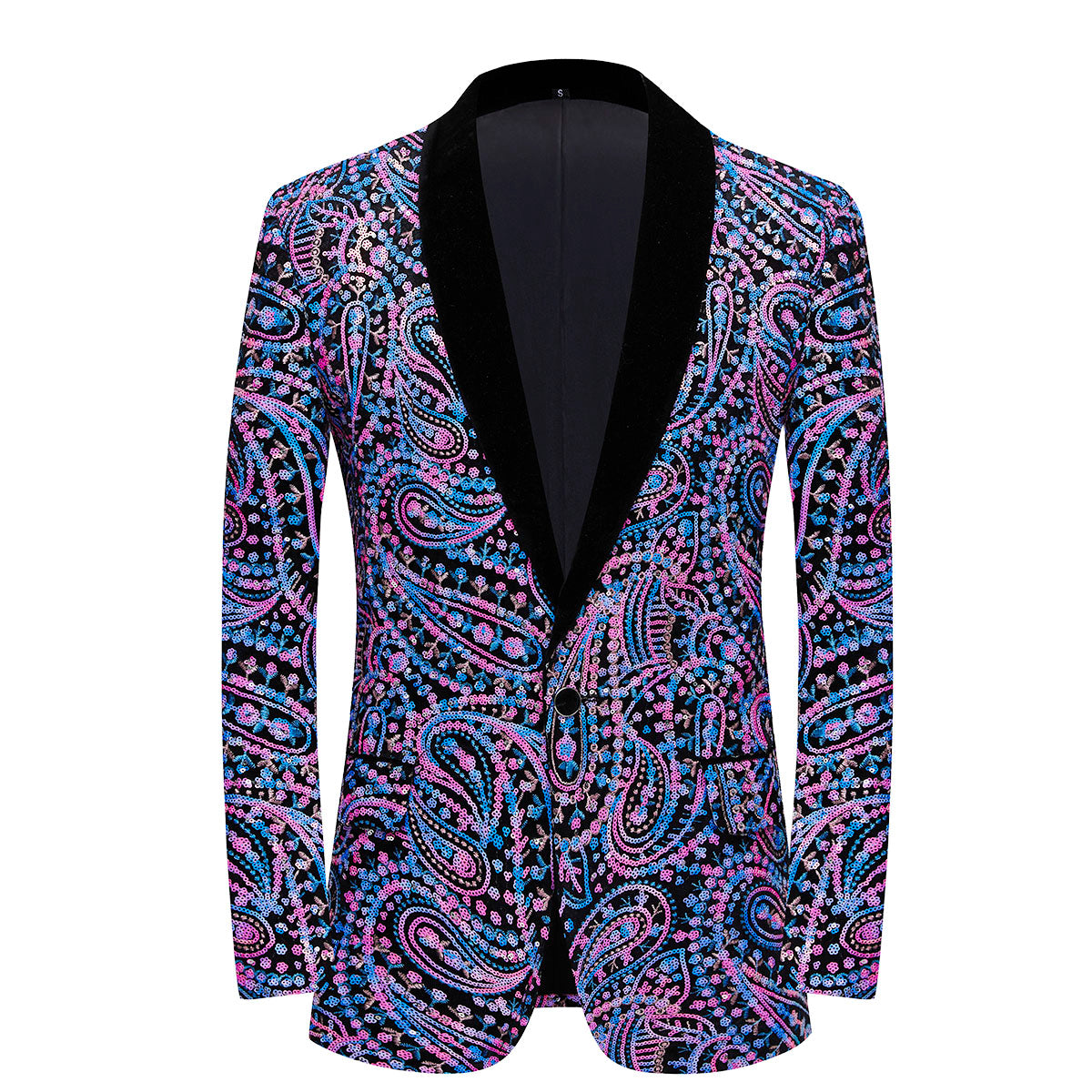 Mystery Pattern Sequins Blazer S8192