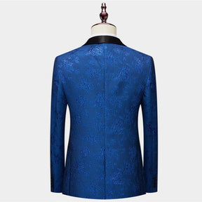 Minimalist Elegance Suit S8308-Blue
