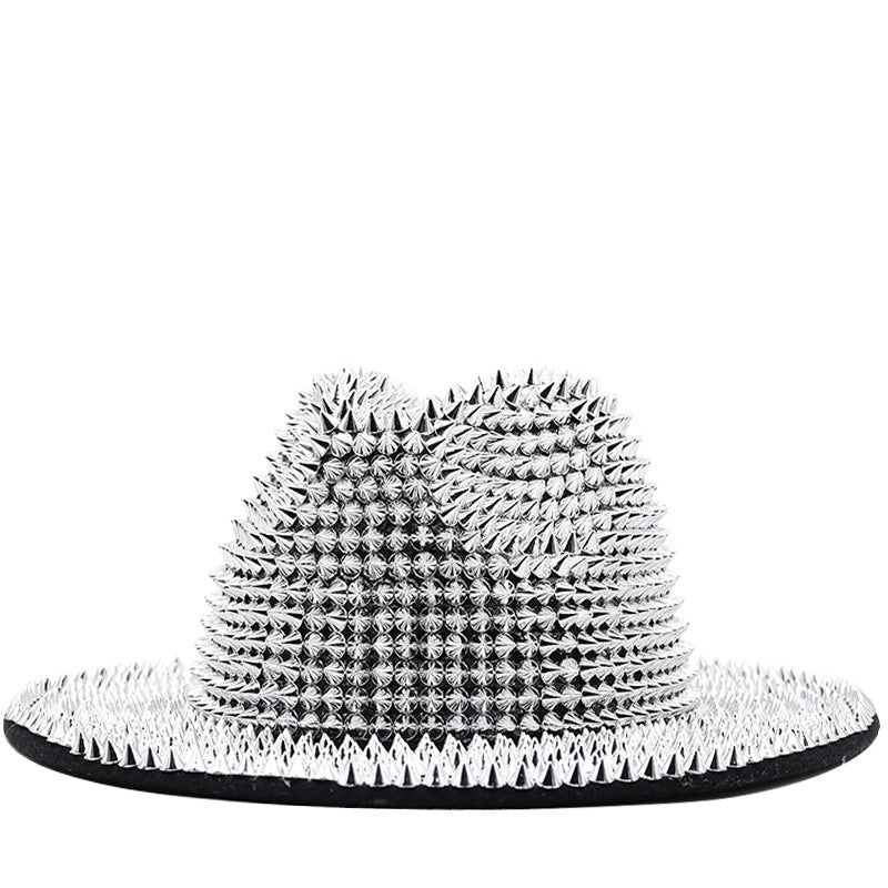 Rhinestone Wide Brim Hat H9010