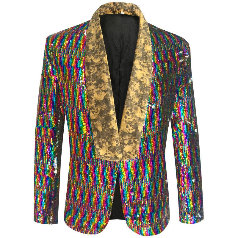 Rainbow Sequins Tuxedo S7021