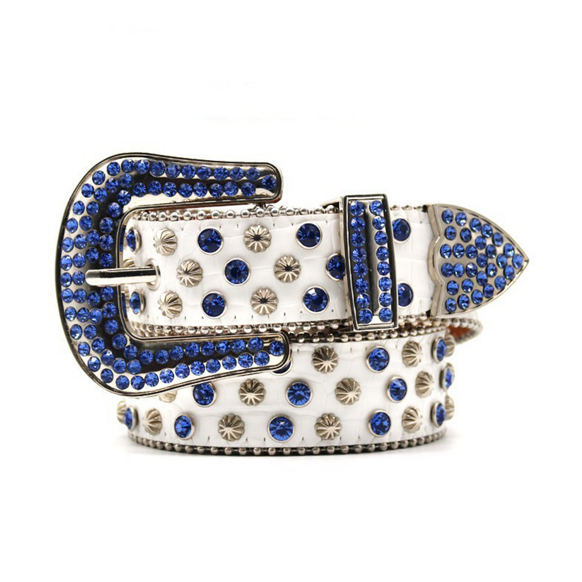 Riveted Rhinestone Belt B4021