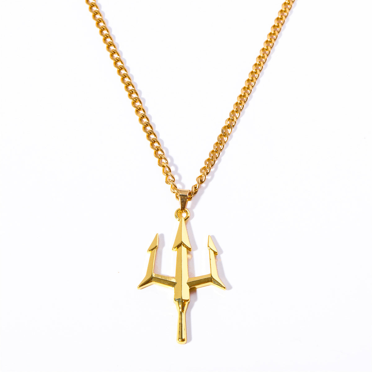 Men Trident Necklace A5023