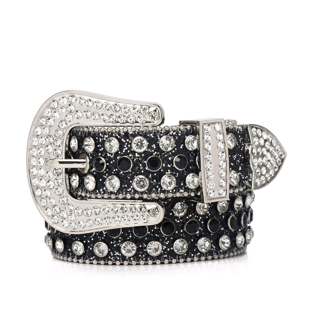 Ceinture Rivetée Strass B4003