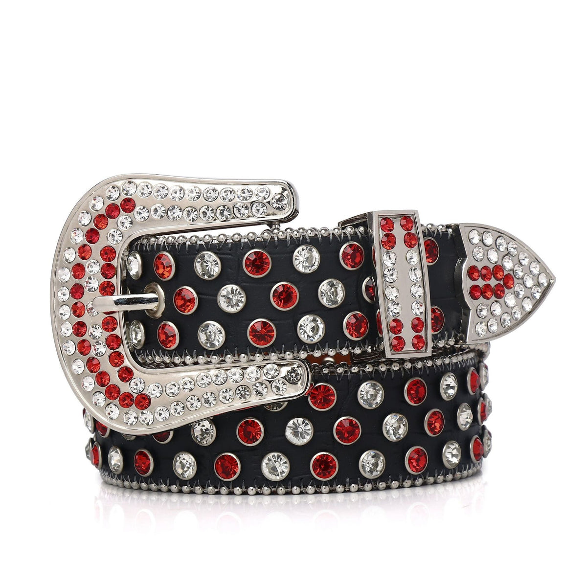 Ceinture Rivetée Strass B4010