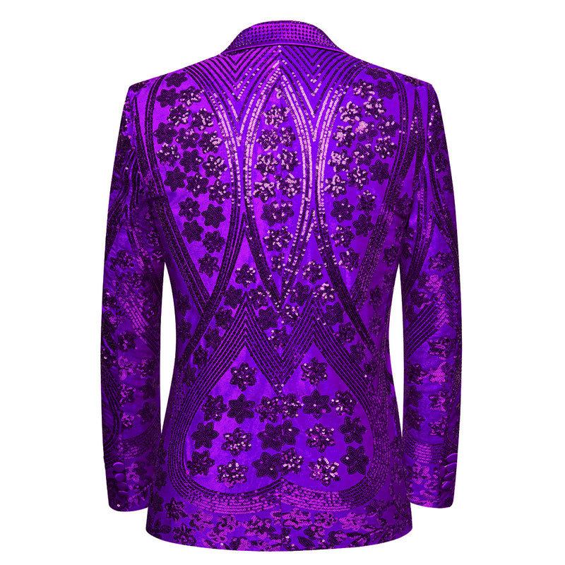 Purple_Floral_Sequin_Men_Blazer_S8662_Party_Stage_Fashion_SUITMINE