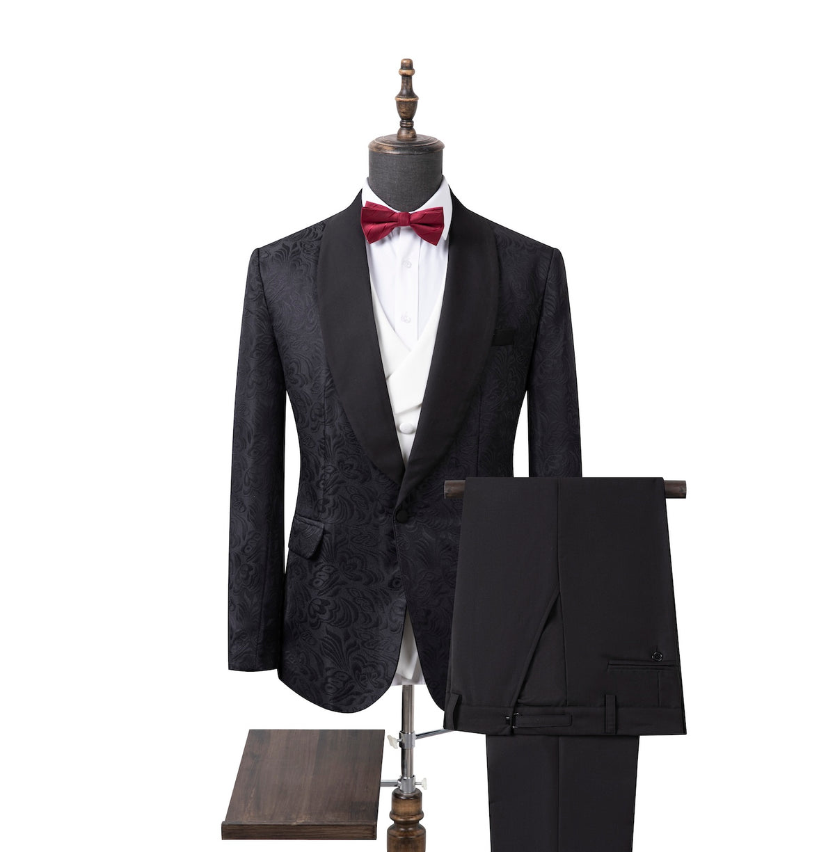 Black_Damask_Men_Suits_S8654_Formal_Business_Attire_SUITMINE