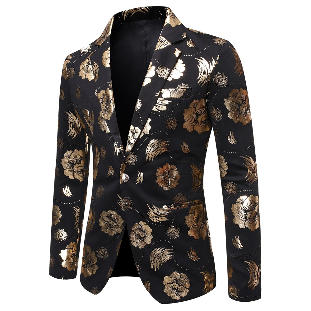 Gold_Foil_Floral_Men_Blazer_S8672_Stylish_Formal_Occasions_SUITMINE