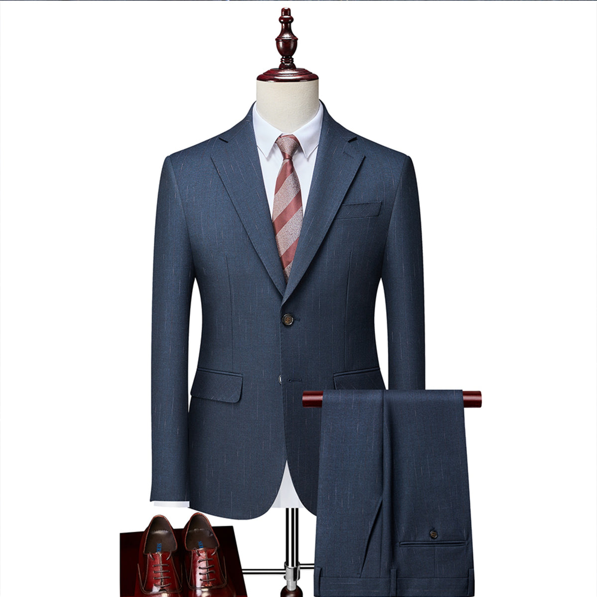 Executive Pinstripe Suit S8755