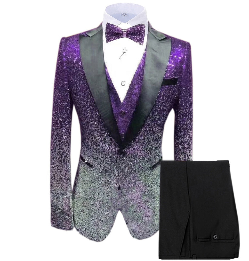 SUITMINE_Gradient_Sequin_Party_Suit_S8600_Party_Wear_SUITMINE