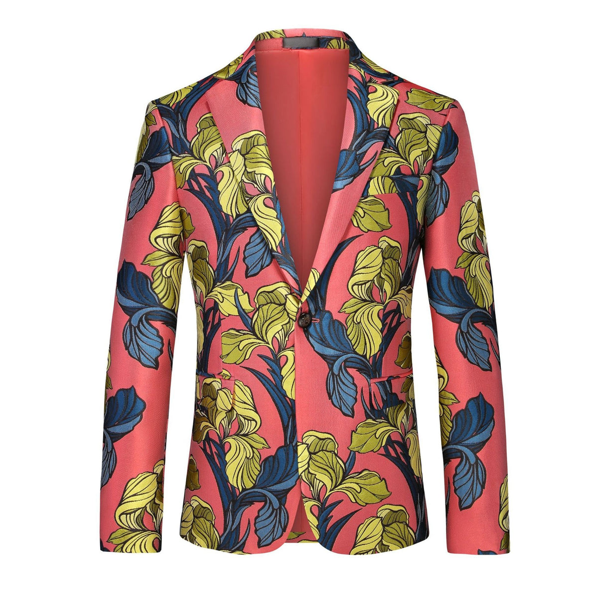 SUITMINE Pink Floral Suit S8622