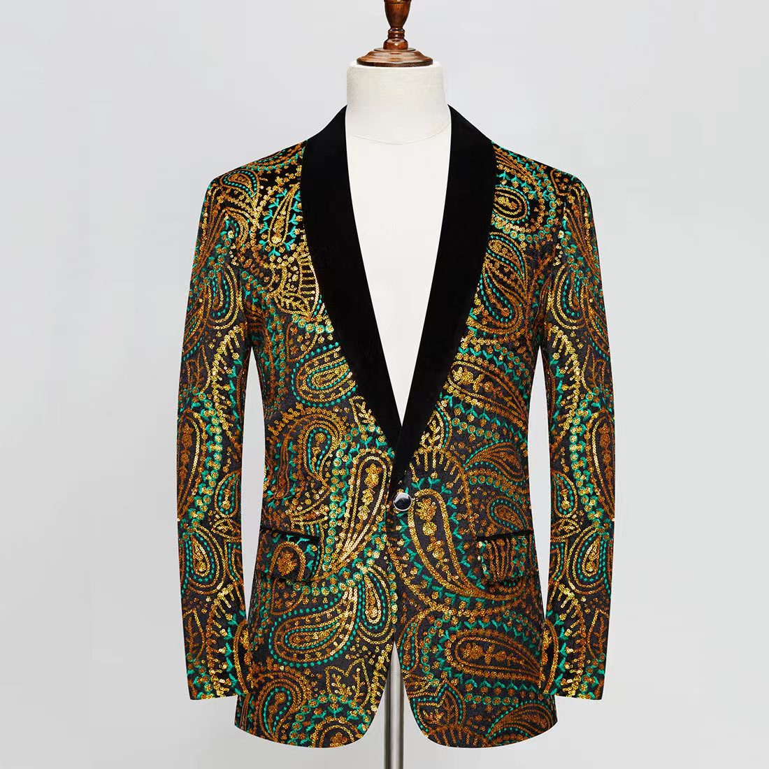 Mystery Pattern Sequins Blazer S8206