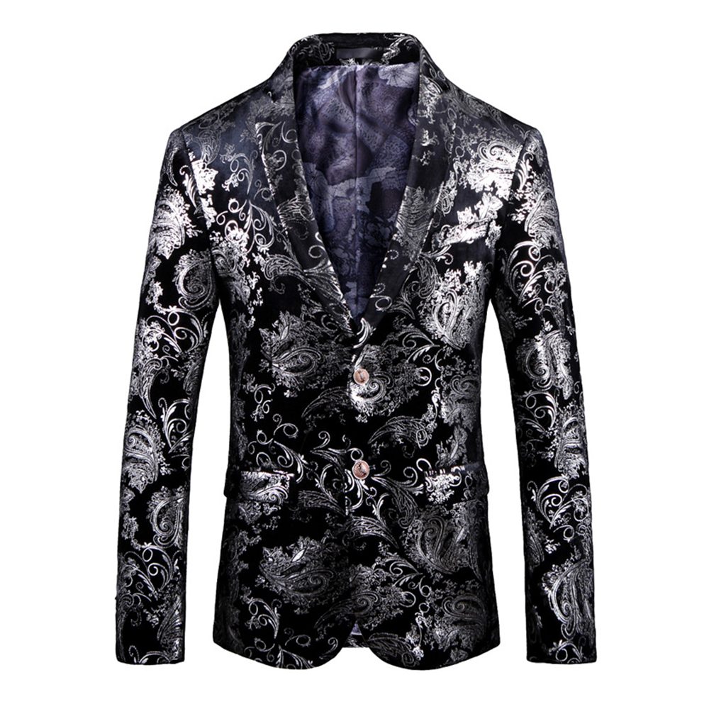 Elegance in Embossed Patterns Blazer S8061-1