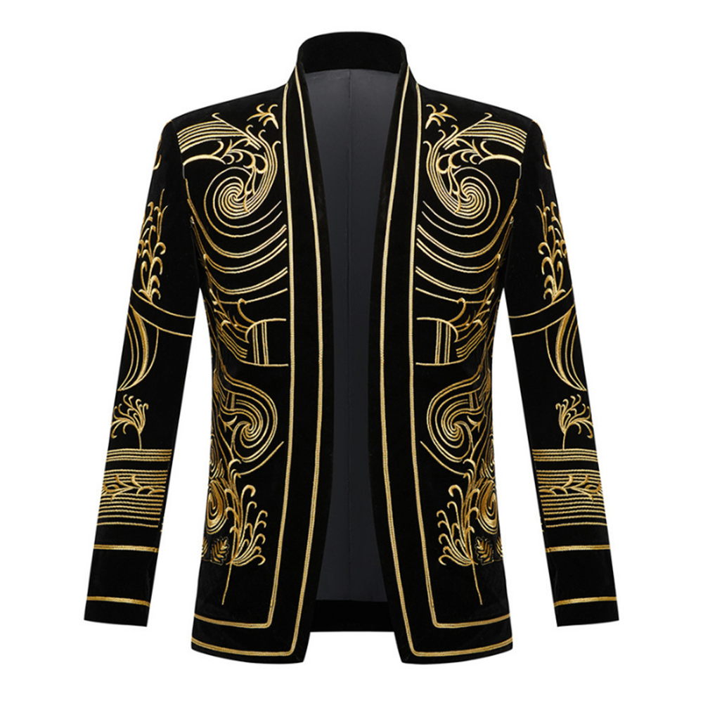 Gold Embroidery Tuxedo（3 Colors）S8031