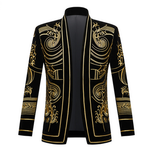 Gold Embroidery Tuxedo（3 Colors）S8031