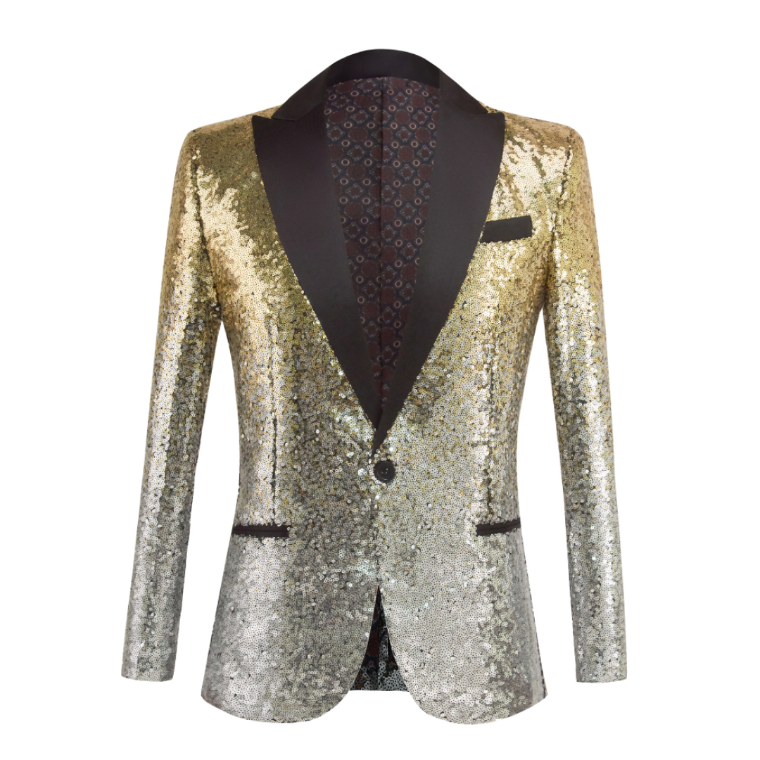 Golden Sequins Tuxedo M8049