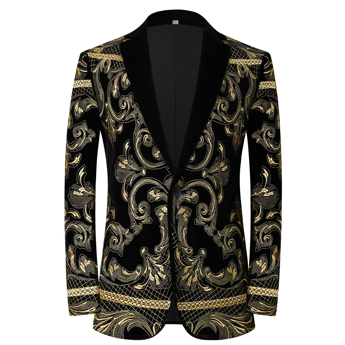 Gold Thread Embroidered Tuxedo S8105